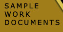 Sample Work Documents